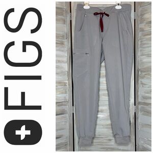 FIGS Technical Collection Zamora Graphite Gray Jogger Scrubs Scrub Pants Small